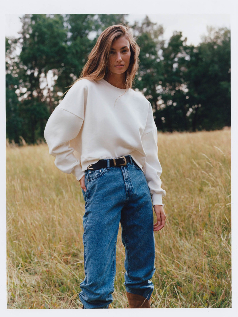 Lorena Rae featured in  the RAERE lookbook for Autumn/Winter 2023