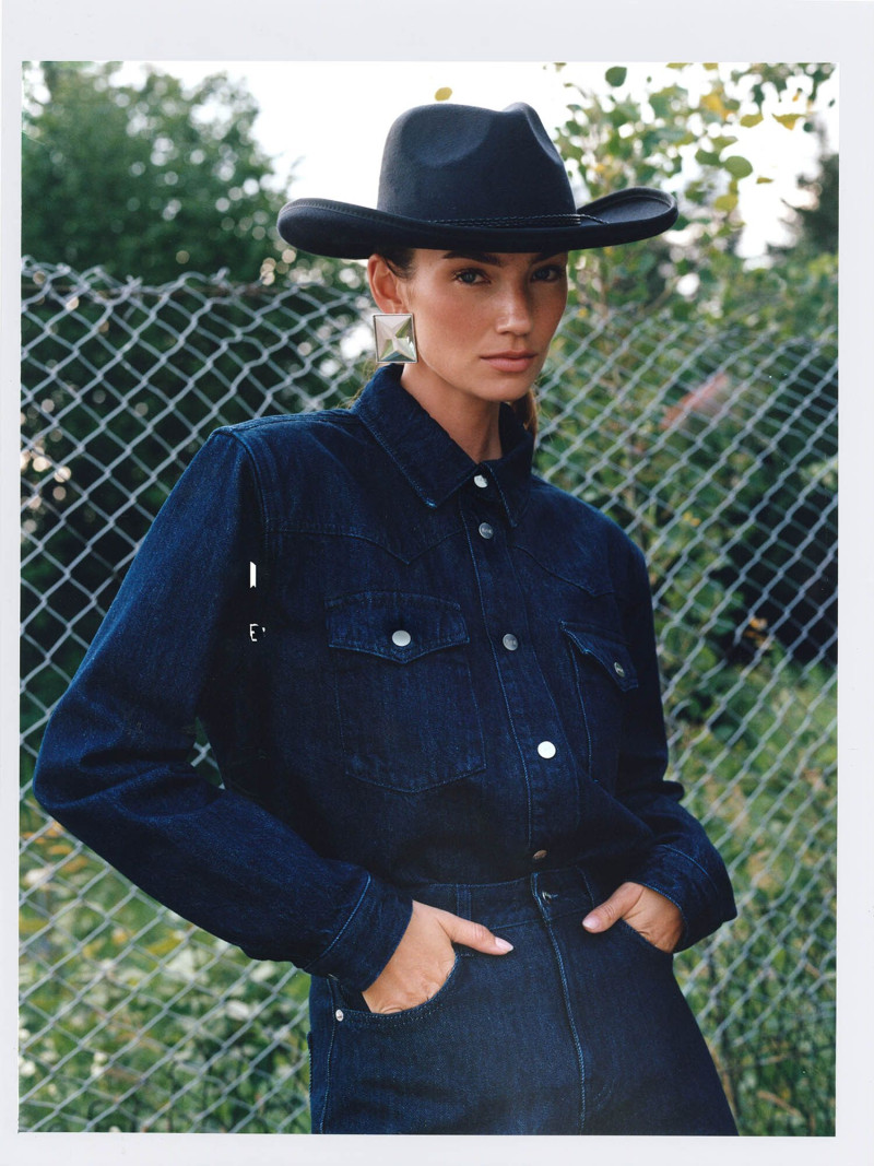 Lorena Rae featured in  the RAERE lookbook for Autumn/Winter 2023