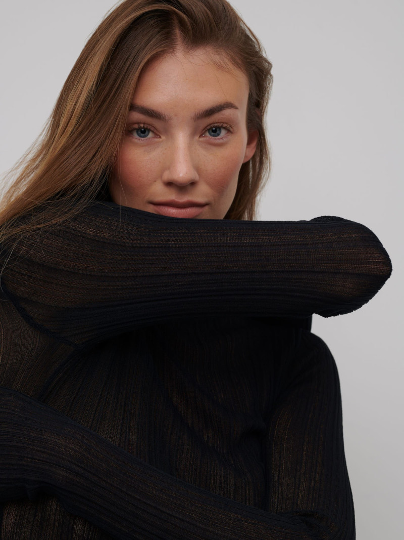 Lorena Rae featured in  the RAERE lookbook for Autumn/Winter 2023