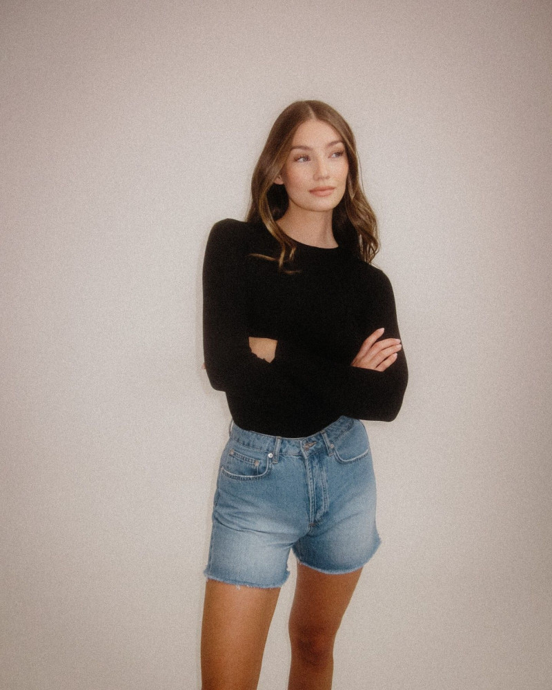 Lorena Rae featured in  the RAERE catalogue for Spring/Summer 2023