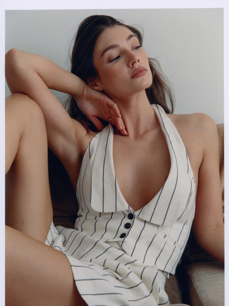 Lorena Rae featured in  the RAERE catalogue for Spring/Summer 2023
