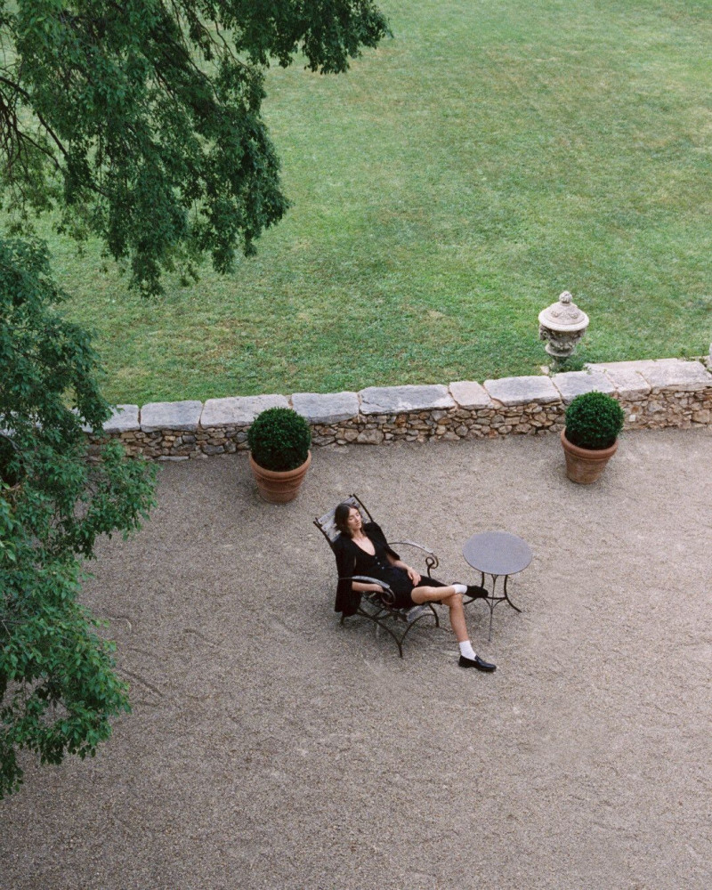 Lorena Rae featured in  the RAERE advertisement for Spring/Summer 2022