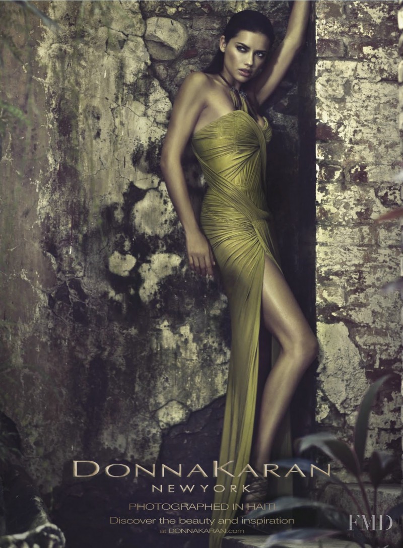 Adriana Lima featured in  the Donna Karan New York advertisement for Spring/Summer 2012