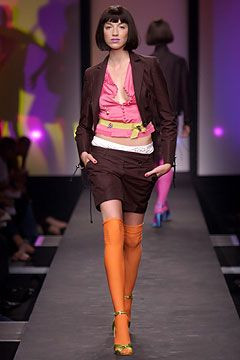 Moschino fashion show for Spring/Summer 2004