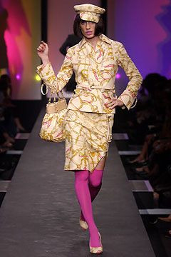 Moschino fashion show for Spring/Summer 2004