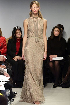 Vera Wang fashion show for Autumn/Winter 2003