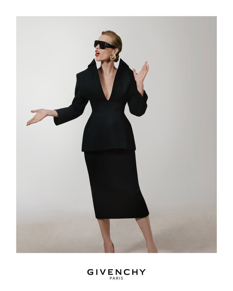 Eva Herzigova featured in  the Givenchy advertisement for Autumn/Winter 2025