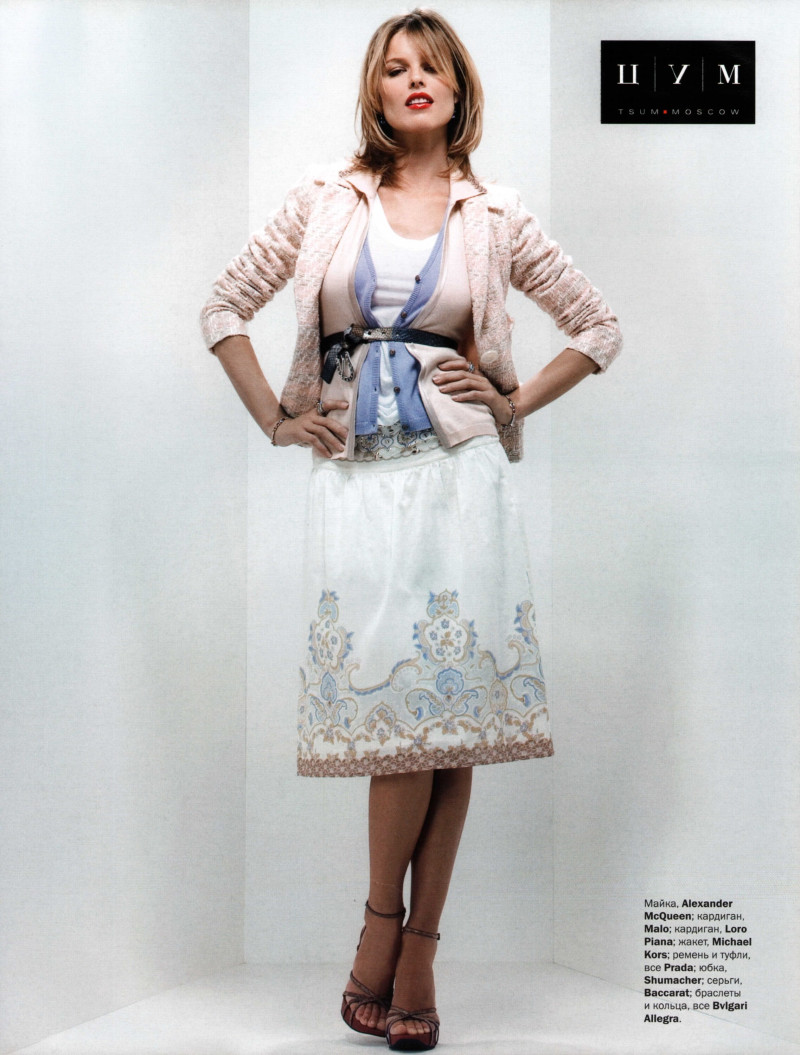 Eva Herzigova featured in  the TSUM (RETAILER) catalogue for Spring/Summer 2005