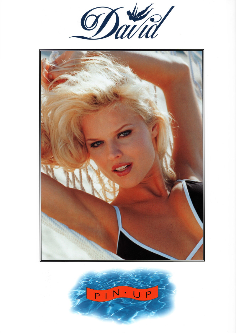 Eva Herzigova featured in  the David Mare lookbook for Spring/Summer 1996