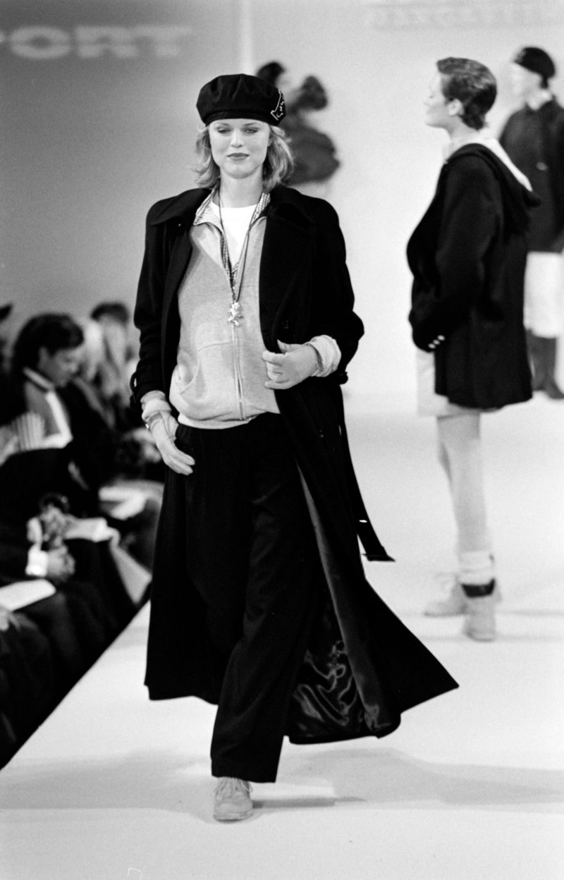 Eva Herzigova featured in  the Escada fashion show for Autumn/Winter 1994