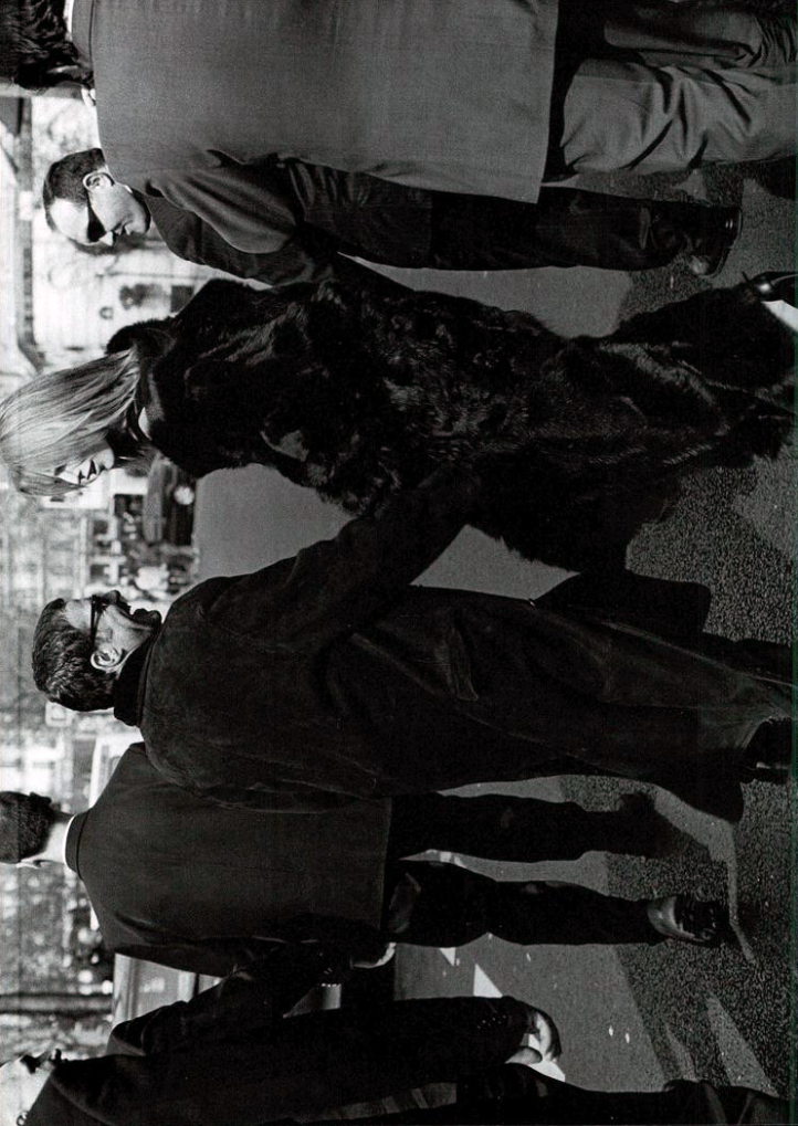 Eva Herzigova featured in  the Ruffo advertisement for Autumn/Winter 1998
