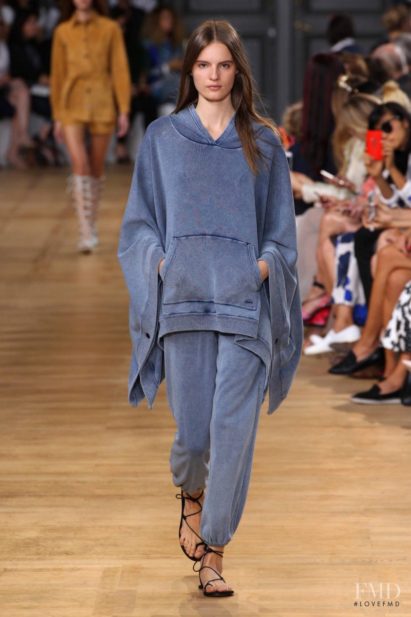 Tilda Lindstam featured in  the Chloe fashion show for Spring/Summer 2015