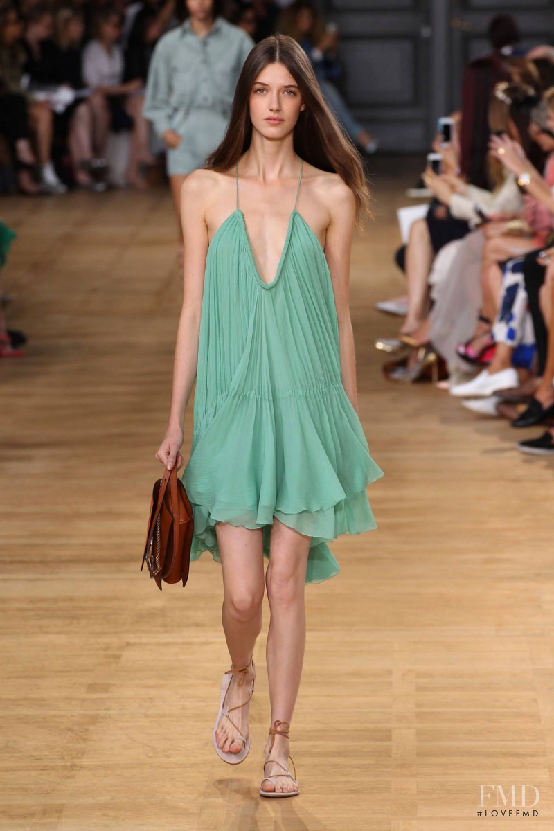 Josephine van Delden featured in  the Chloe fashion show for Spring/Summer 2015