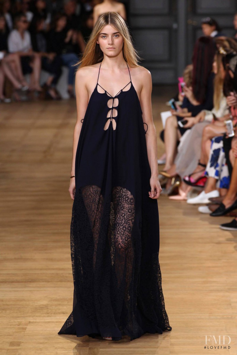 Kori Richardson featured in  the Chloe fashion show for Spring/Summer 2015