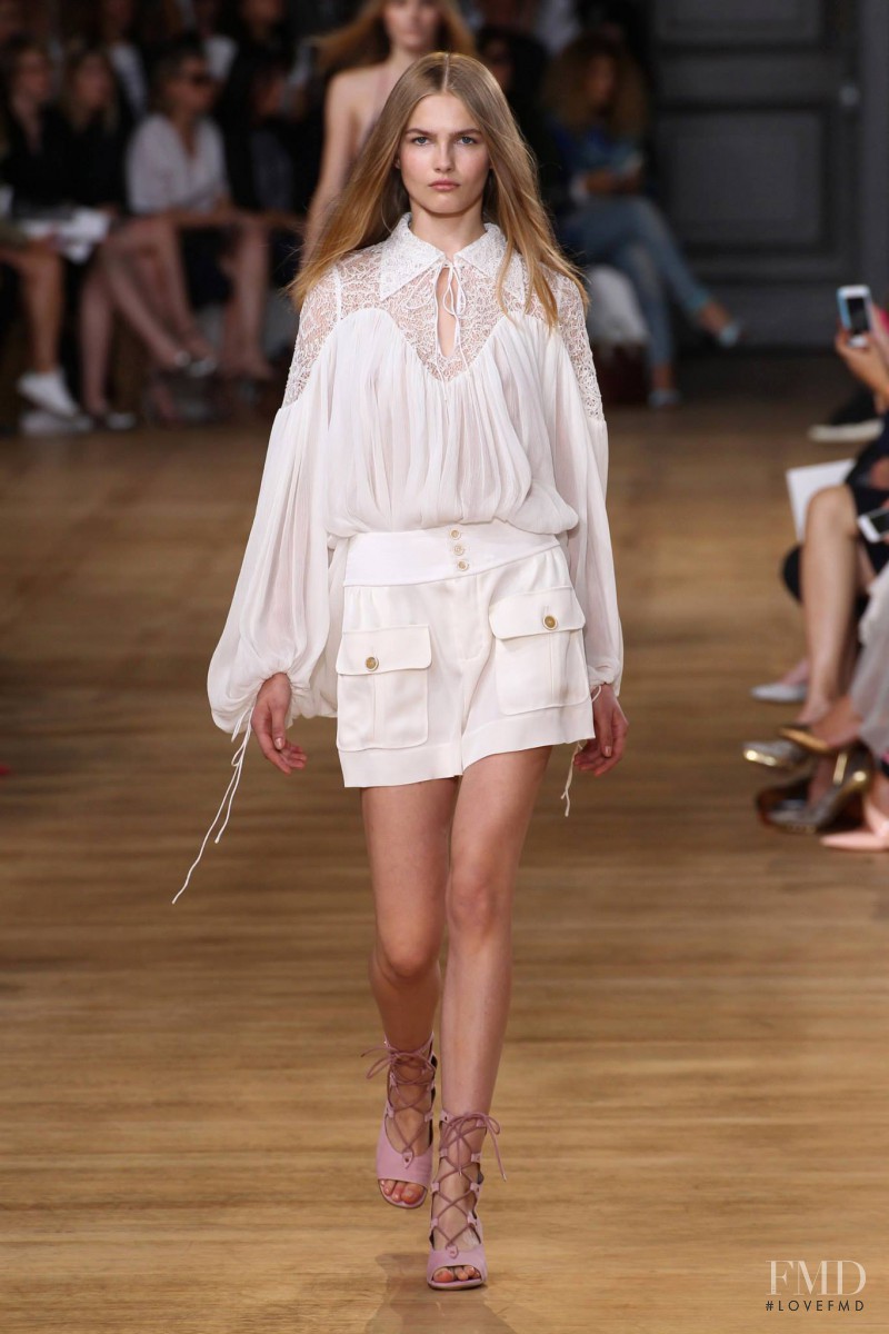 Aneta Pajak featured in  the Chloe fashion show for Spring/Summer 2015