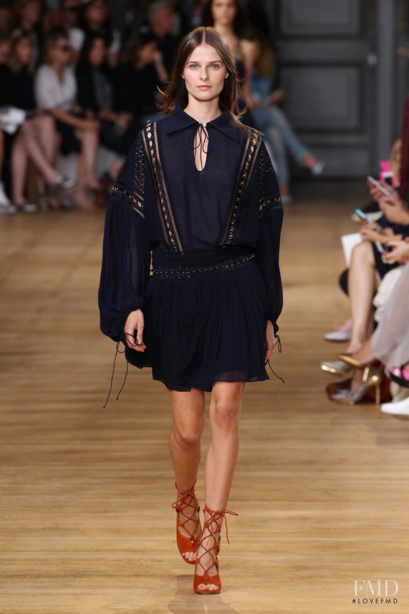 Vasilisa Pavlova featured in  the Chloe fashion show for Spring/Summer 2015