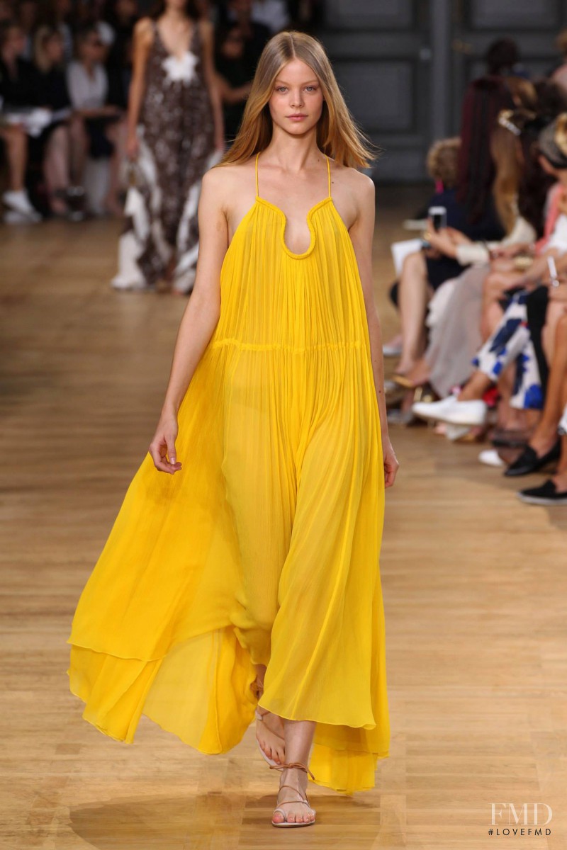 Carolin Loosen featured in  the Chloe fashion show for Spring/Summer 2015