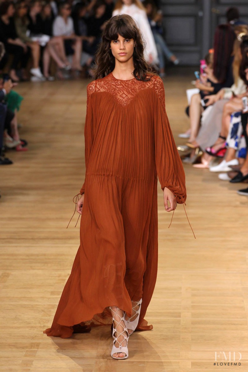Antonina Petkovic featured in  the Chloe fashion show for Spring/Summer 2015