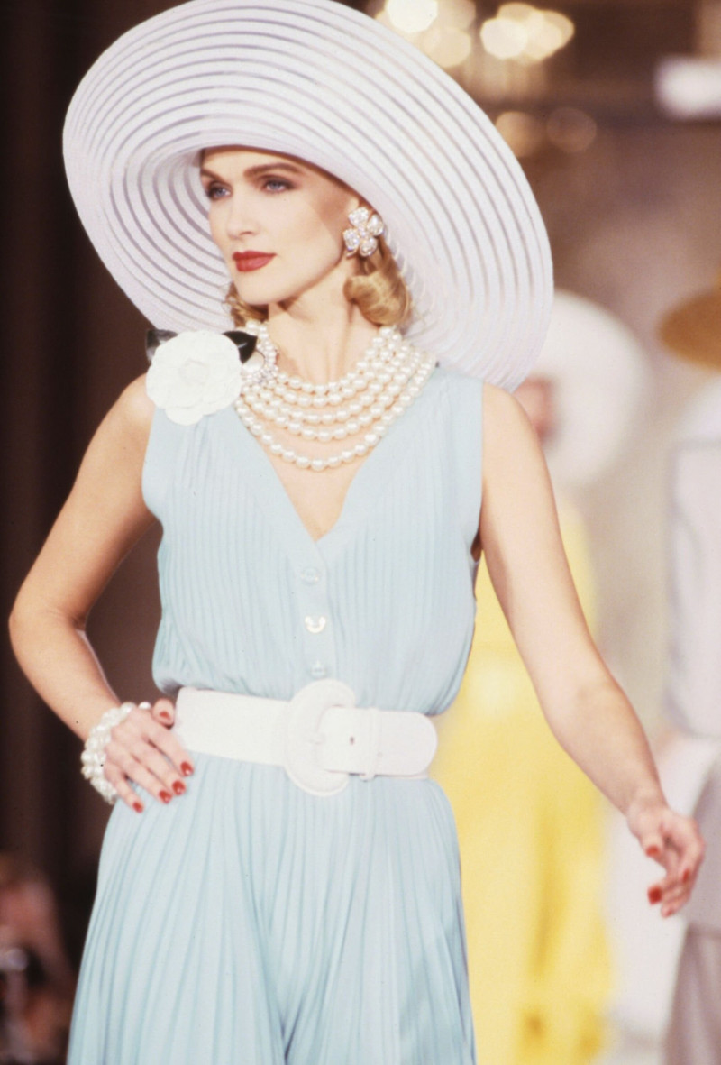 Dianne De Witt featured in  the Nina Ricci fashion show for Spring/Summer 1989