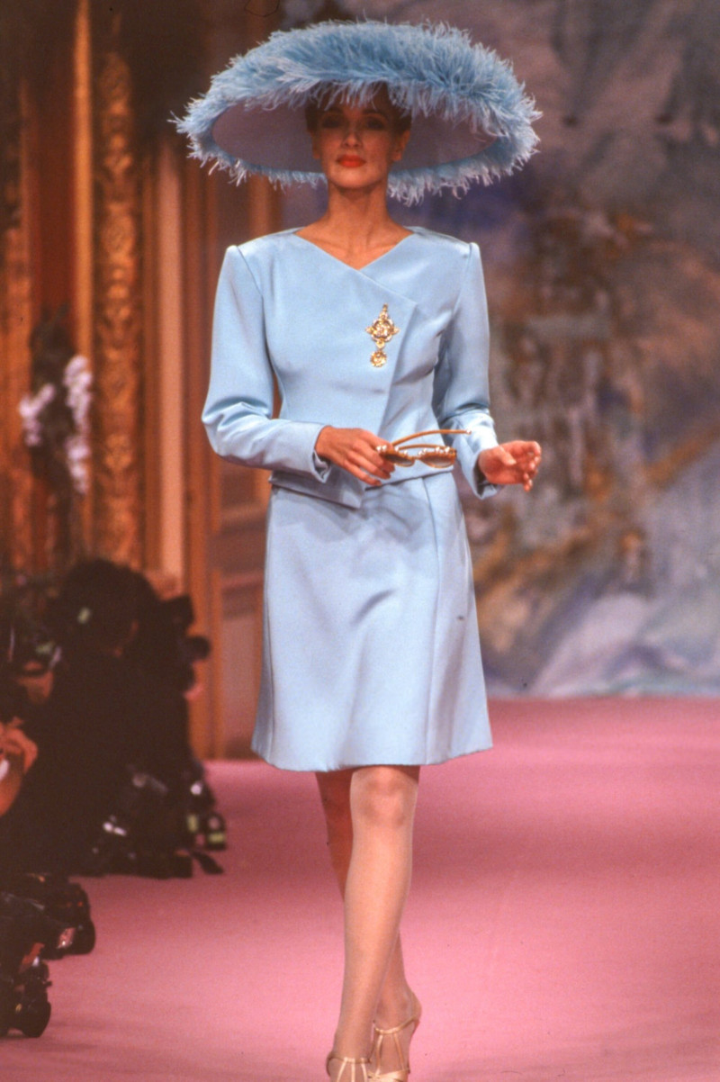 Dianne De Witt featured in  the Christian Lacroix Couture fashion show for Spring/Summer 1989