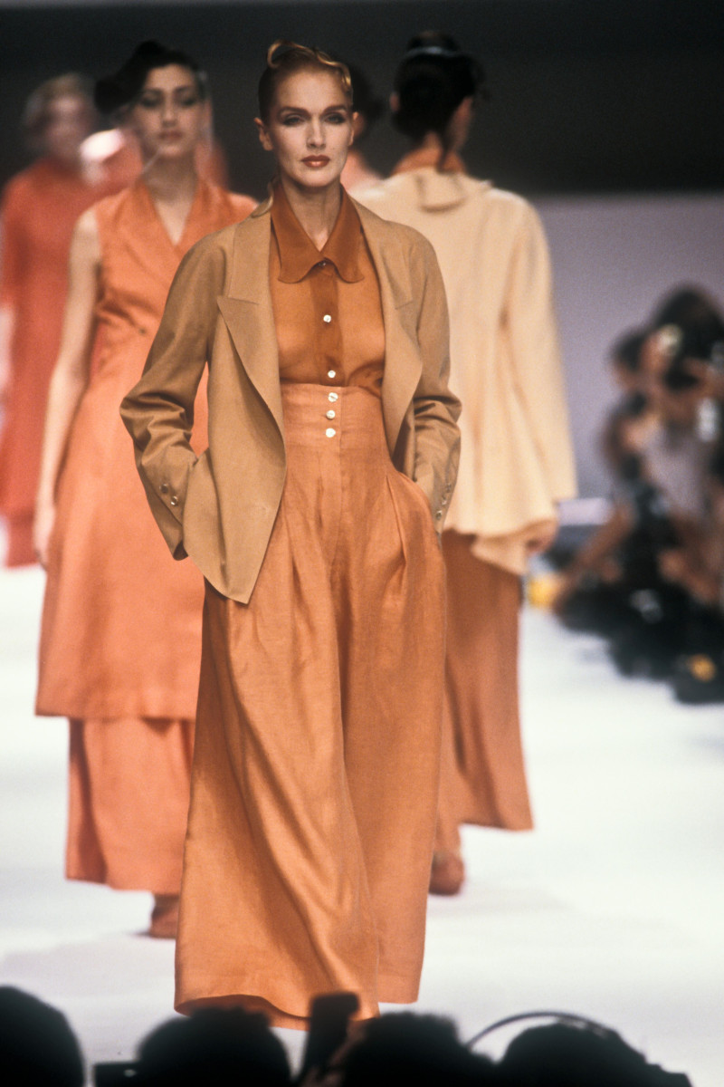 Dianne De Witt featured in  the Montana fashion show for Spring/Summer 1989