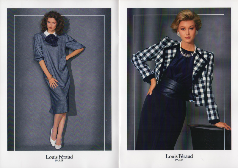 Carol Alt featured in  the Louis Feraud catalogue for Spring/Summer 1985