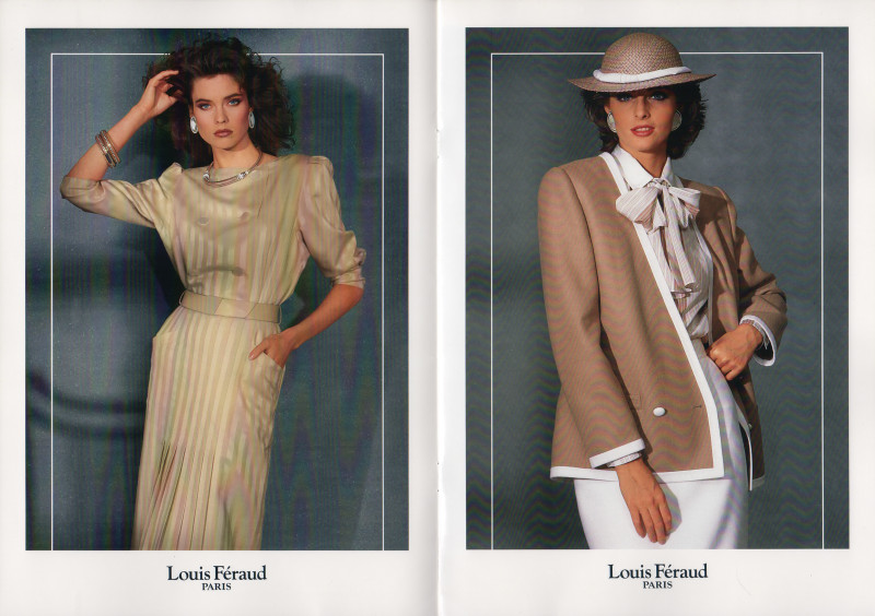 Carol Alt featured in  the Louis Feraud catalogue for Spring/Summer 1985
