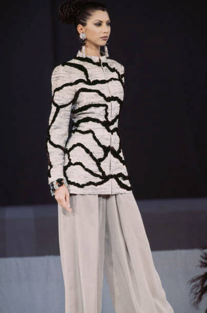 Perine Fernando featured in  the Lecoanet Hemant fashion show for Autumn/Winter 1993