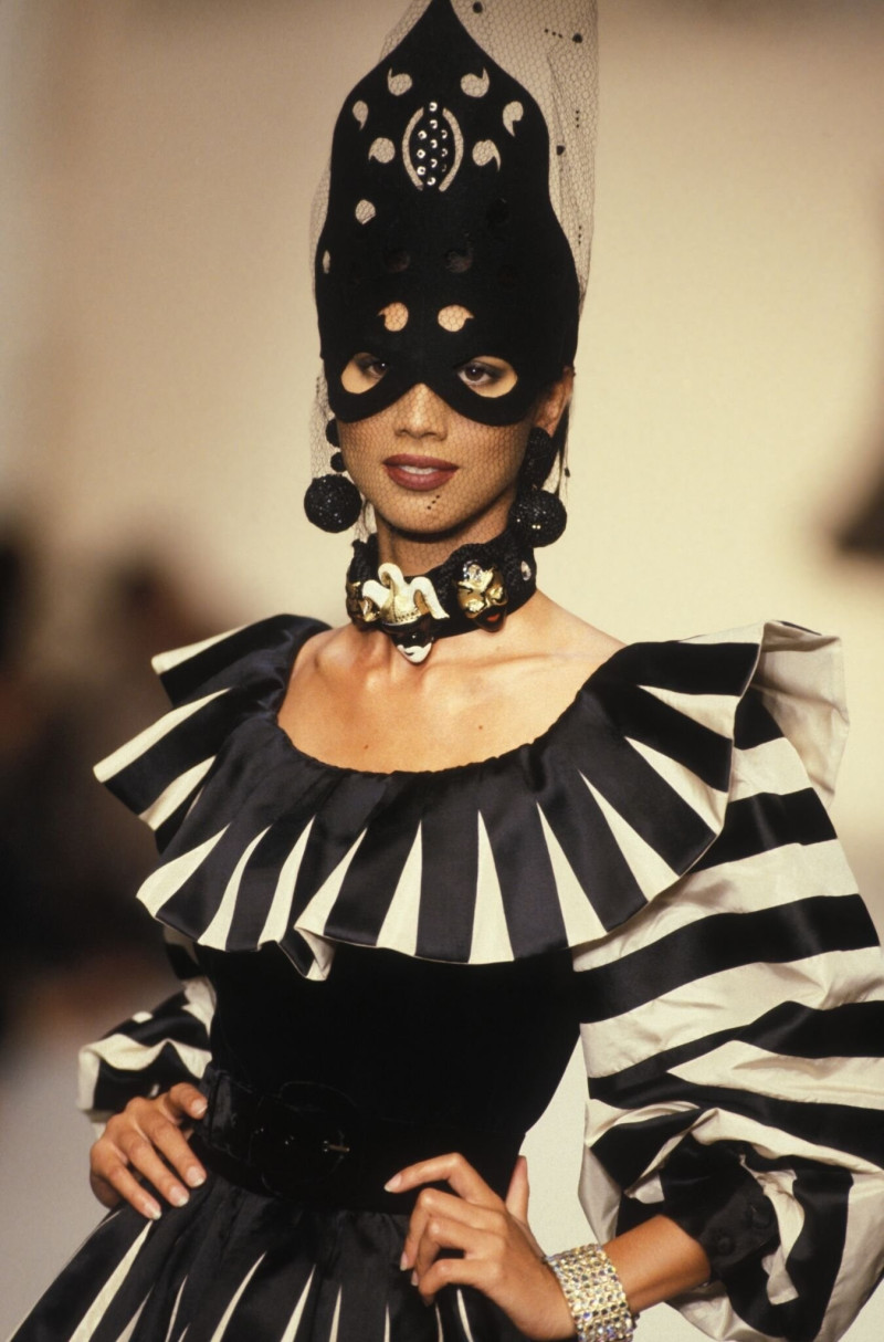 Perine Fernando featured in  the Louis Feraud fashion show for Autumn/Winter 1994
