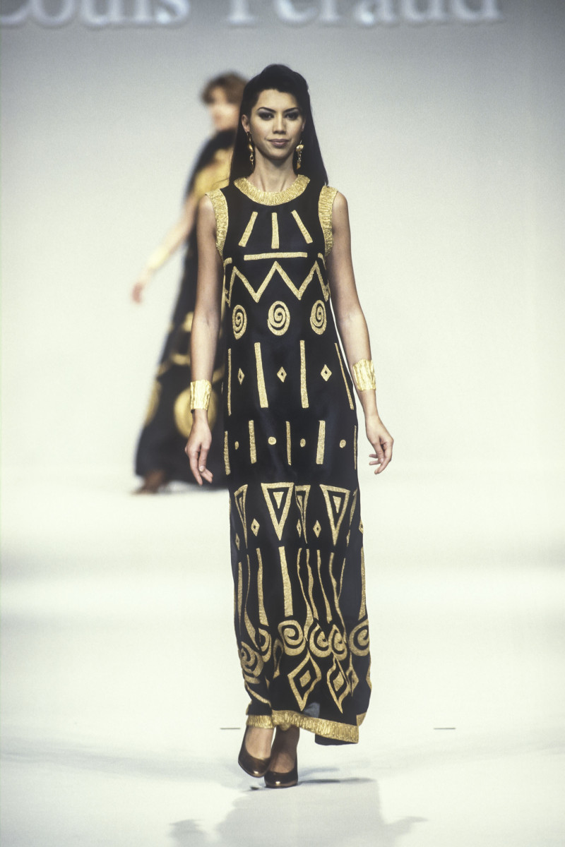Perine Fernando featured in  the Louis Feraud fashion show for Spring/Summer 1994