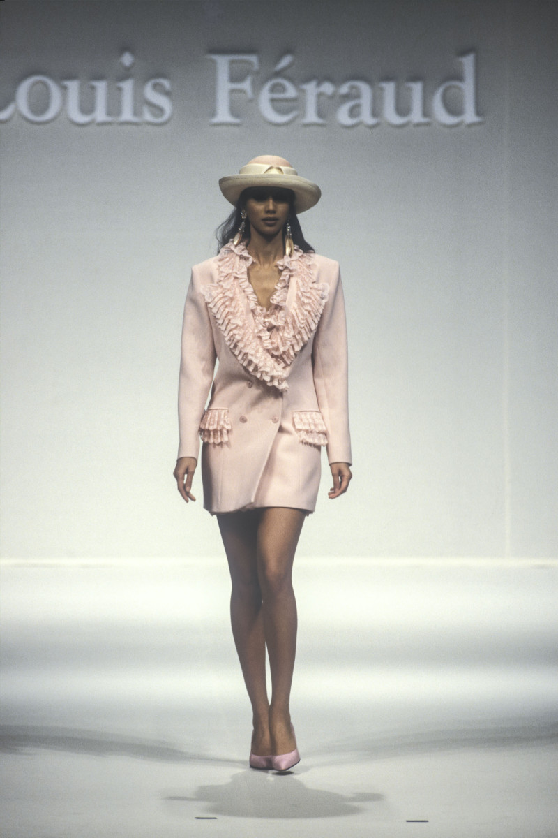 Perine Fernando featured in  the Louis Feraud fashion show for Spring/Summer 1994