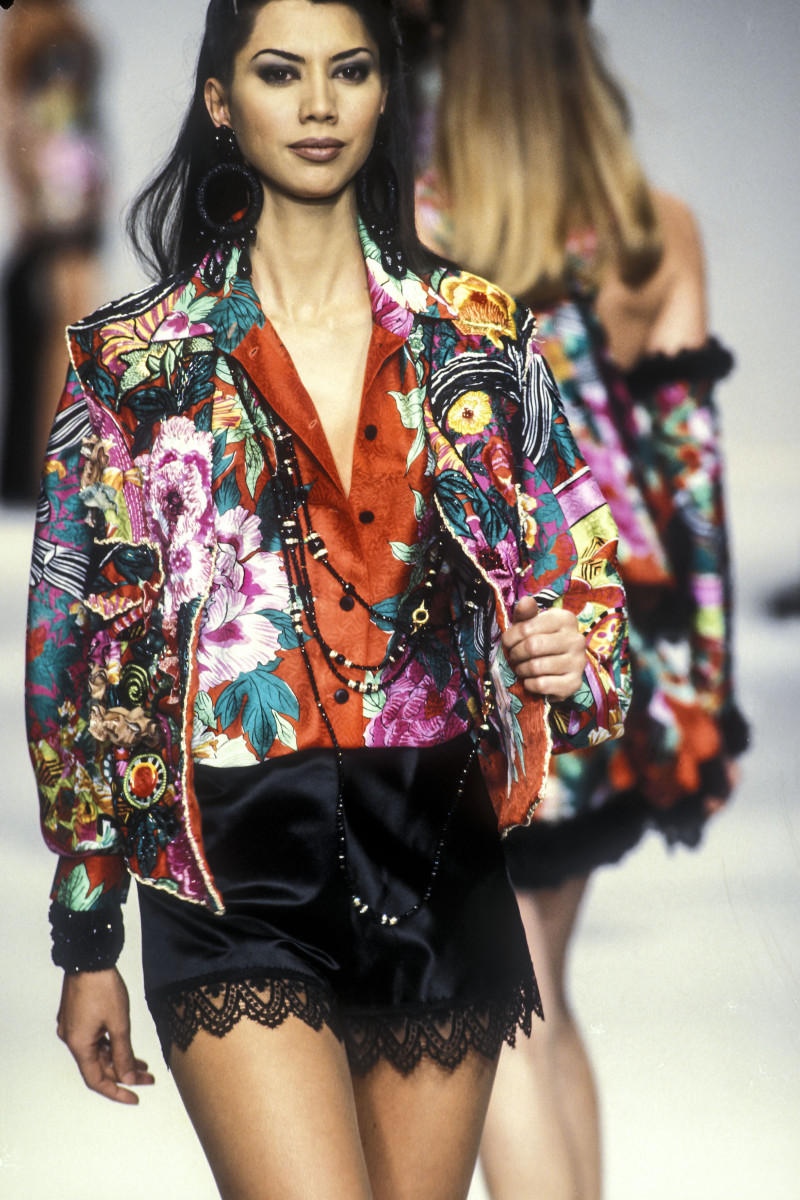 Perine Fernando featured in  the Louis Feraud fashion show for Spring/Summer 1994