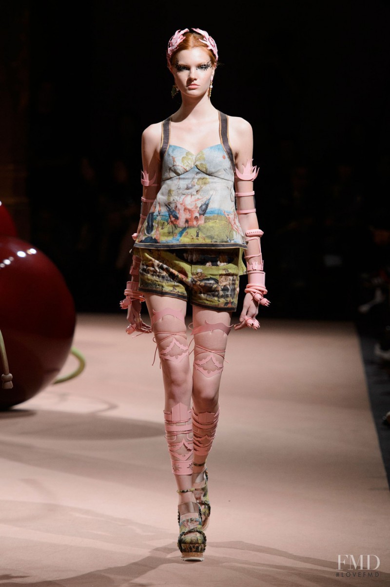 Anastasia Ivanova featured in  the Undercover Pretty Hate Bird fashion show for Spring/Summer 2015