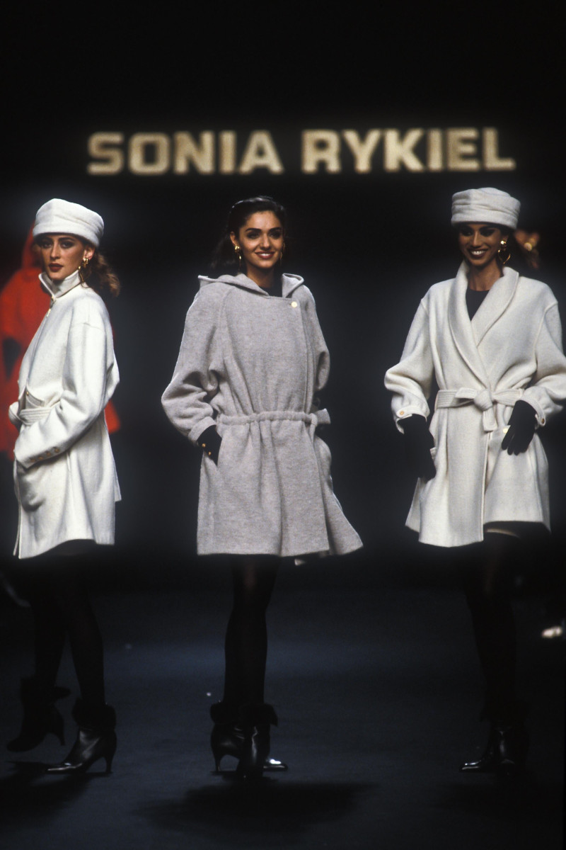 Perine Fernando featured in  the Sonia Rykiel fashion show for Autumn/Winter 1991