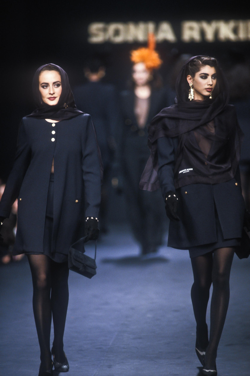 Perine Fernando featured in  the Sonia Rykiel fashion show for Autumn/Winter 1991