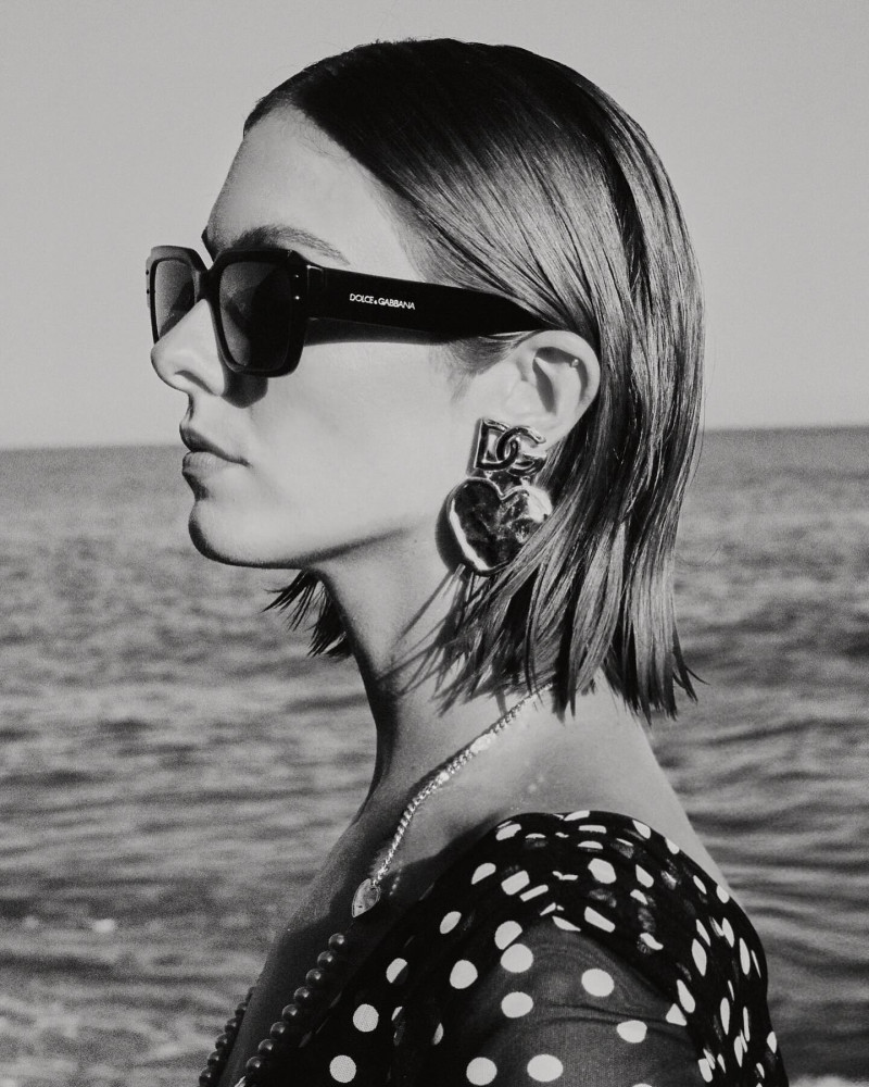 Carmella Rose featured in  the Dolce & Gabbana Social Media advertisement for Summer 2024