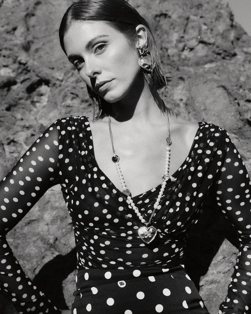 Carmella Rose featured in  the Dolce & Gabbana Social Media advertisement for Summer 2024