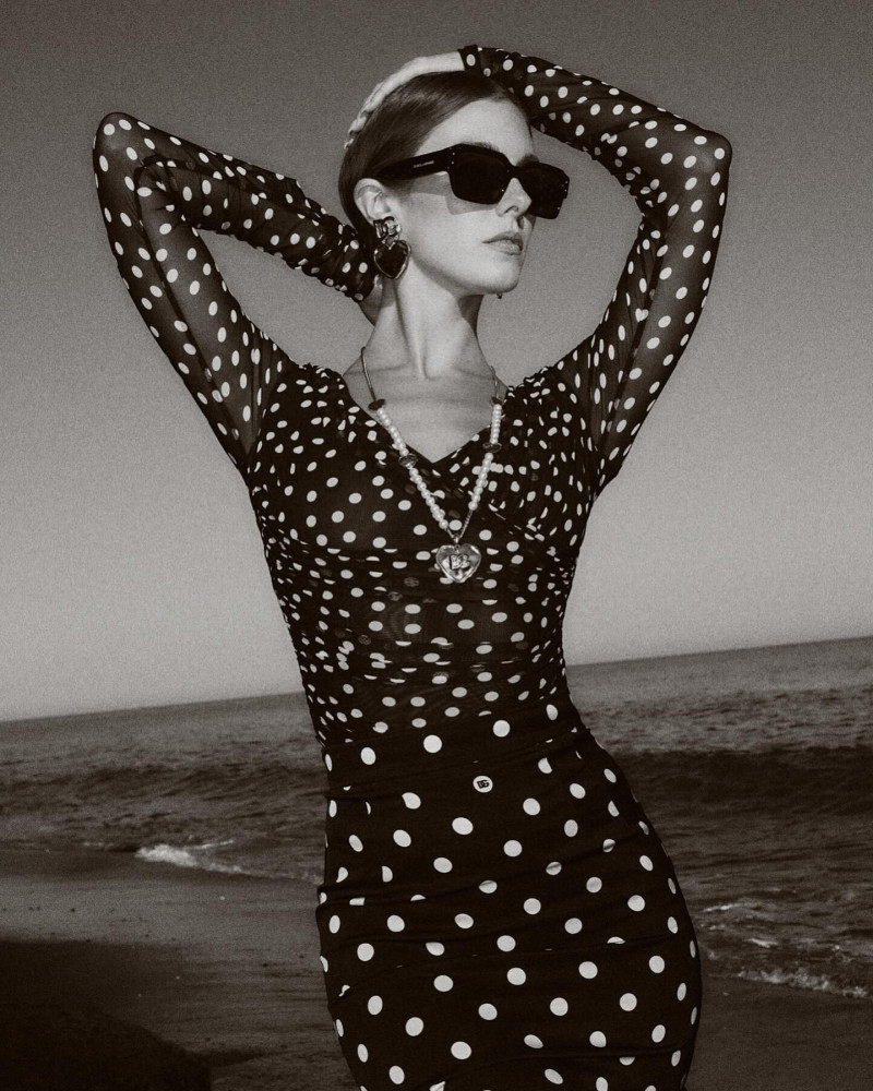 Carmella Rose featured in  the Dolce & Gabbana Social Media advertisement for Summer 2024