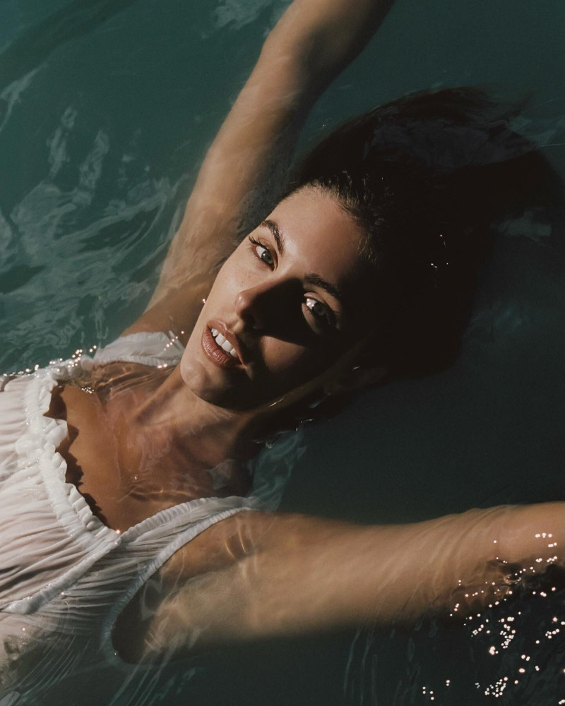 Carmella Rose featured in  the Prada Fragrance Paradoxe Virtual Flower advertisement for Summer 2024