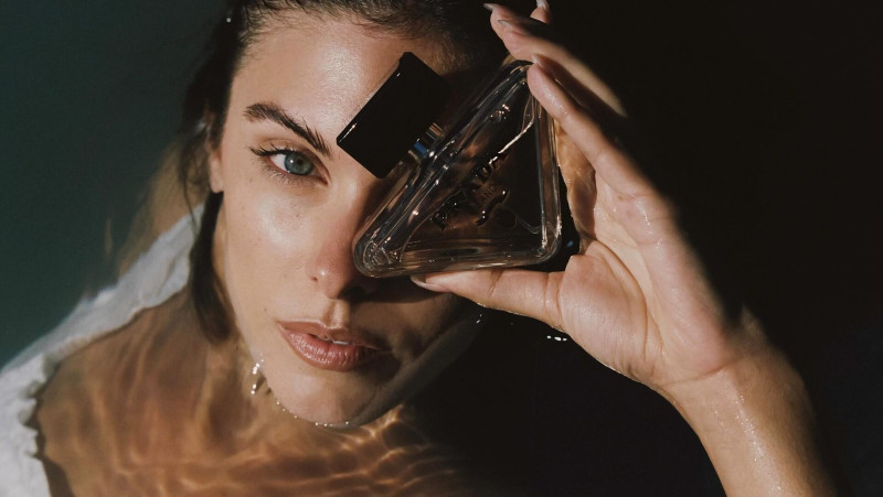 Carmella Rose featured in  the Prada Fragrance Paradoxe Virtual Flower advertisement for Summer 2024