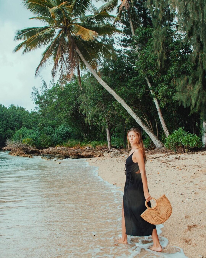 Carmella Rose featured in  the O\'Neill advertisement for Resort 2019