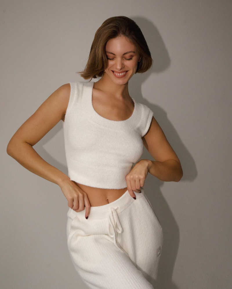 Carmella Rose featured in  the Alo Yoga lookbook for Autumn/Winter 2024
