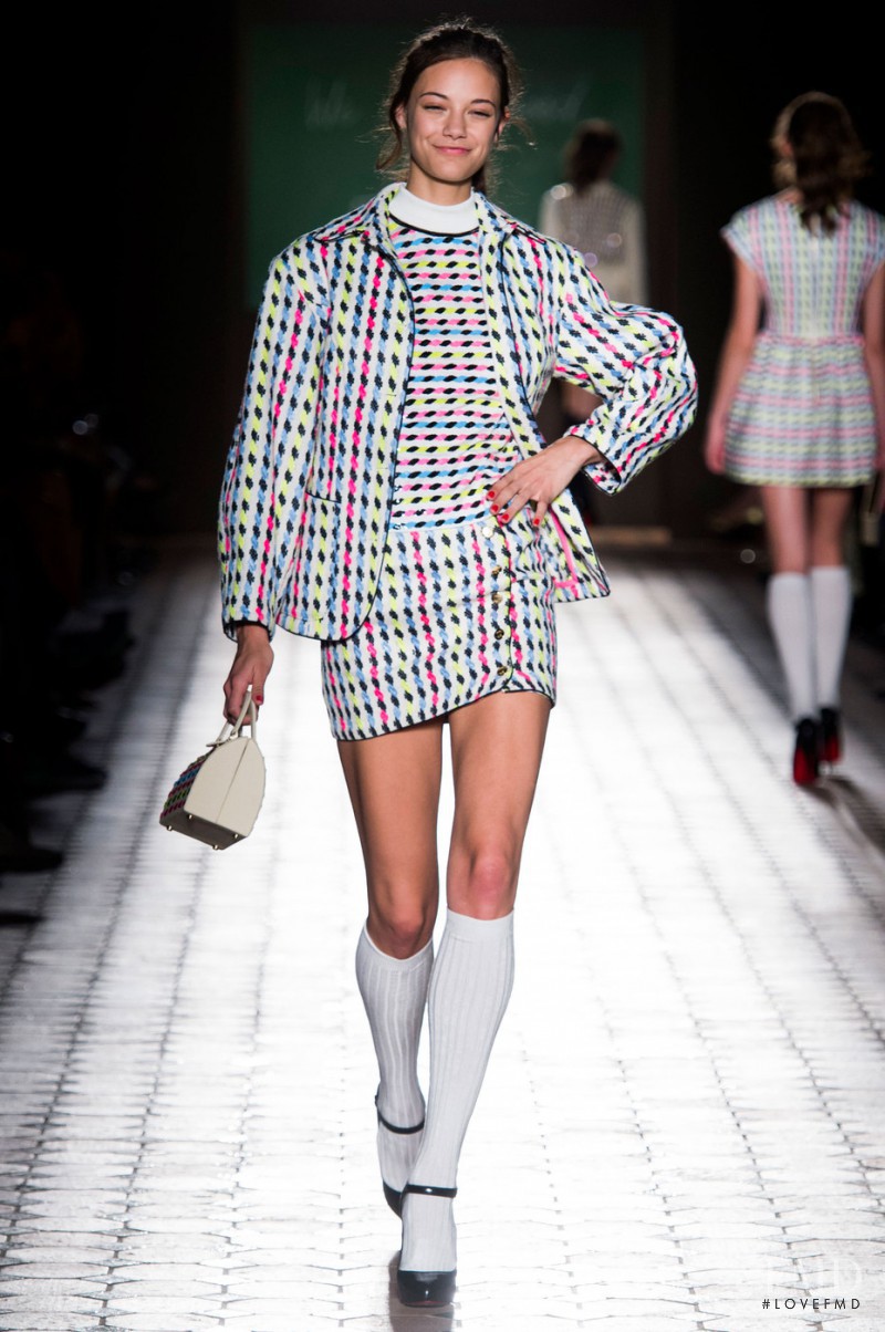 Anja Leuenberger featured in  the Olympia Le-Tan fashion show for Spring/Summer 2015