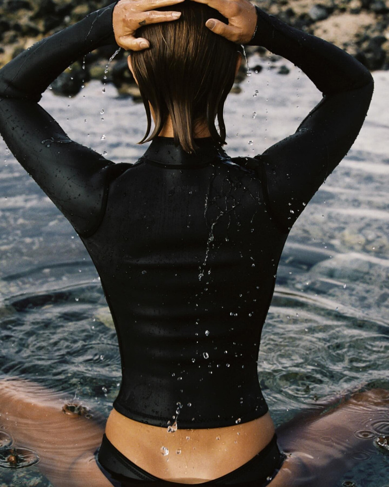 Carmella Rose featured in  the Abysse advertisement for Spring/Summer 2025