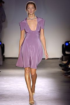 Zac Posen fashion show for Spring/Summer 2004