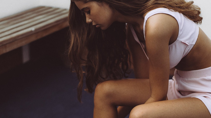 Carolina Azevedo featured in  the Missus Activewear Collection advertisement for Autumn/Winter 2022