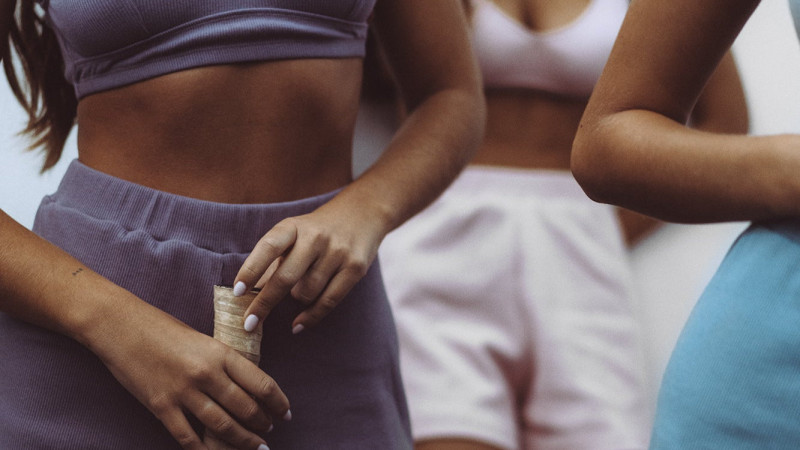 Carolina Azevedo featured in  the Missus Activewear Collection advertisement for Autumn/Winter 2022