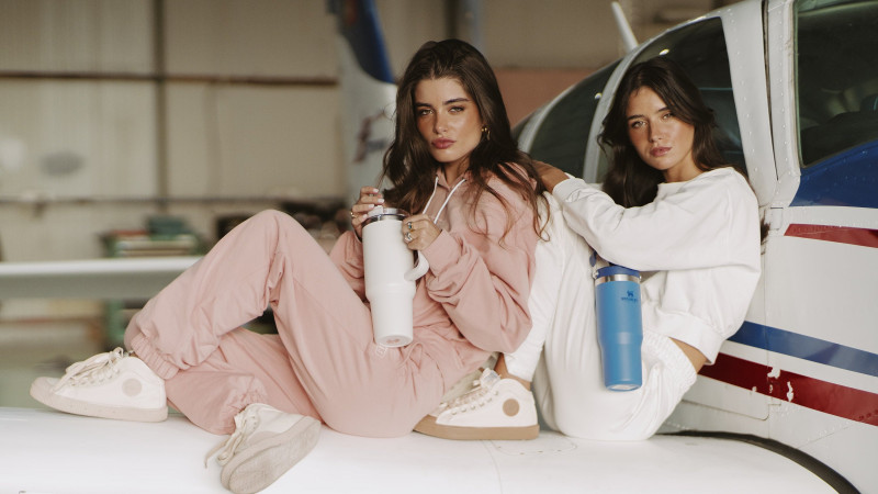 Margarida Corceiro featured in  the Missus Tracksuit Collection advertisement for Autumn/Winter 2024