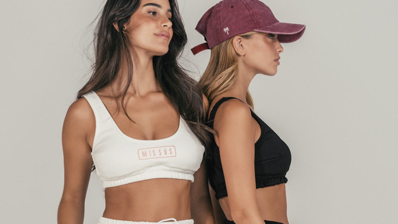 Margarida Corceiro featured in  the Missus Tracksuit Collection advertisement for Autumn/Winter 2024