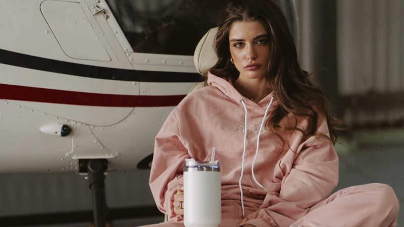 Margarida Corceiro featured in  the Missus Tracksuit Collection advertisement for Autumn/Winter 2024